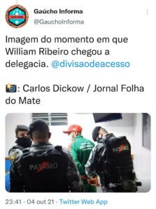 Jogador vai preso após agredir árbitro durante partida do campeonato gaúcho; entenda