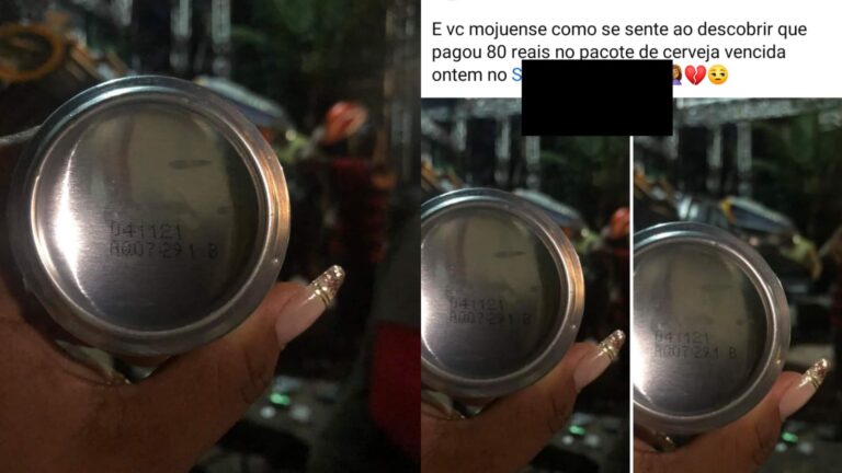 Moju: Internautas reclamam e fazem meme de cerveja cara e fora da validade vendida em festa