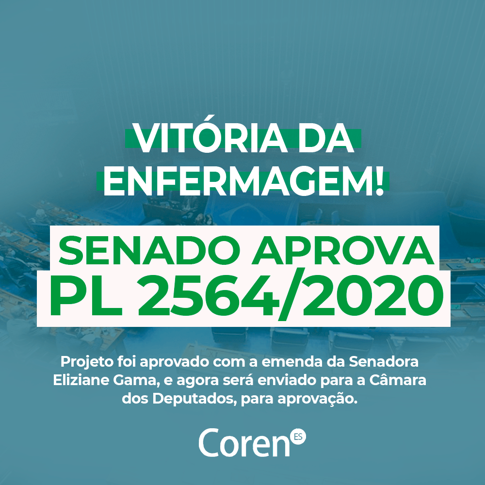 PL 2564: Senado Federal aprova piso salarial da Enfermagem brasileira