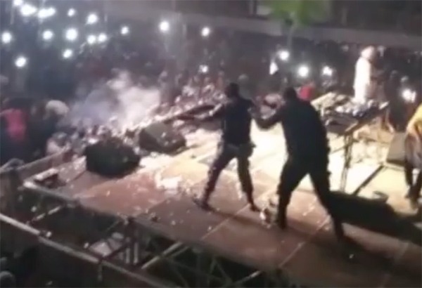 VÍDEO: PM interrompe show de MC Poze em Belém, público reage e policial atira balas de borracha