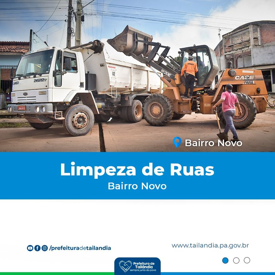 Tailândia: confira as ruas que estão recebendo reparos no nosso município