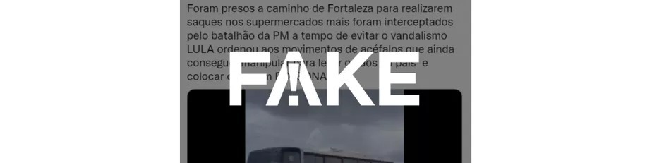 Fake news diz que Lula ordenou saques em supermercados