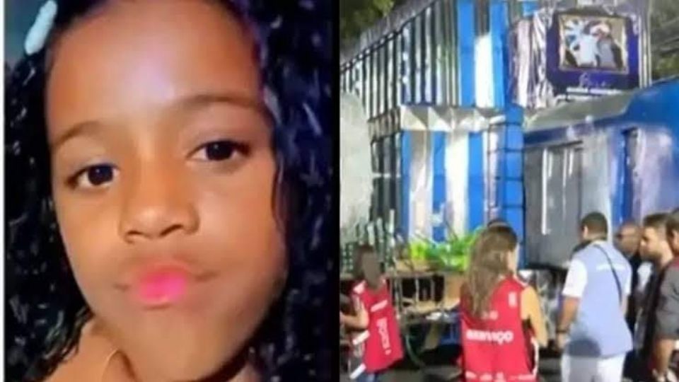 Morre menina que foi atropelada por carro alegórico no Rio de Janeiro
