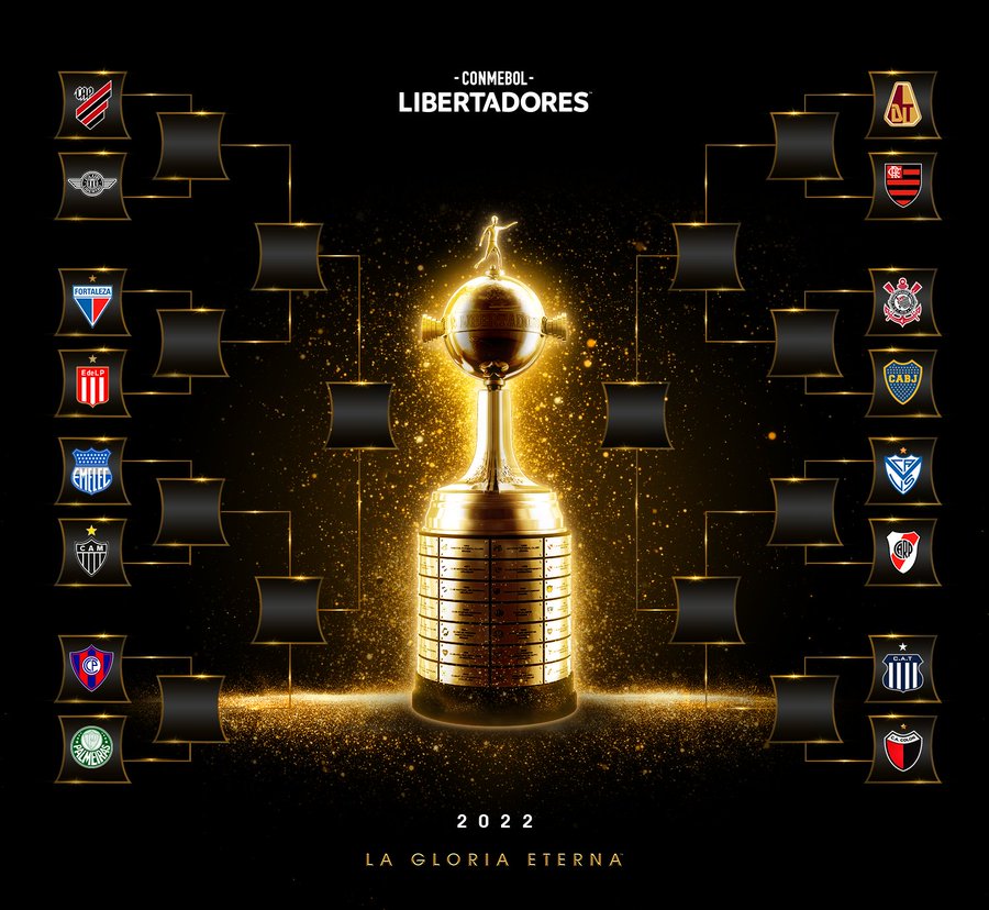 Veja como ficou os confrontos das oitavas da libertadores