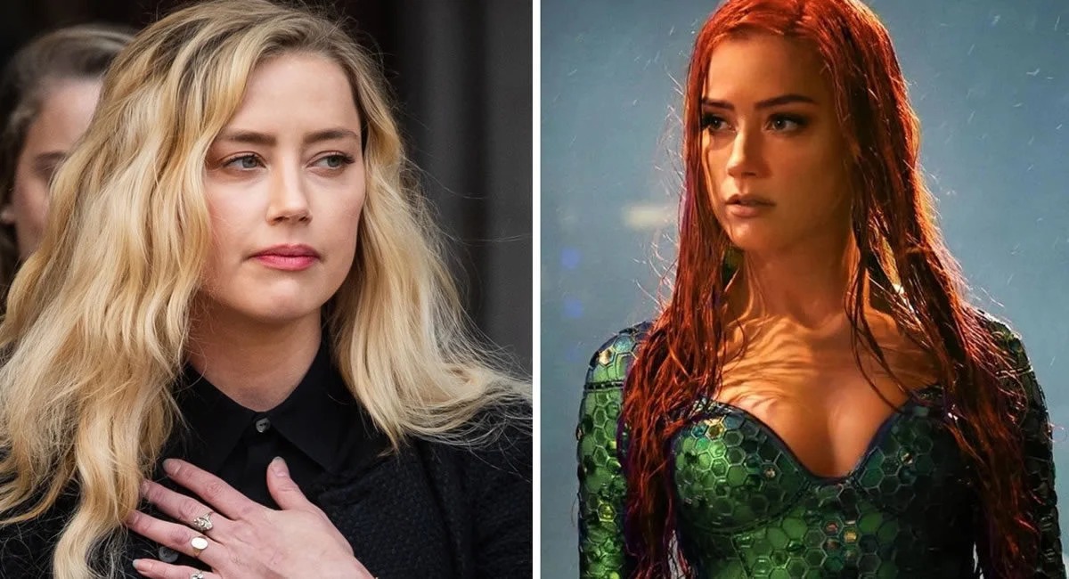 A atriz Amber Head afirma ter papel em Aquaman reduzido e culpa Depp