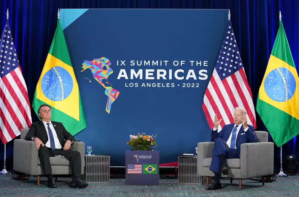 Bolsonaro se reúne com Biden pela 1ª vez