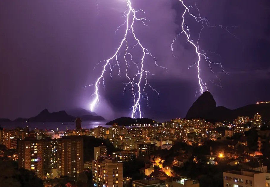 Brasil, o país em que mais caem raios no mundo