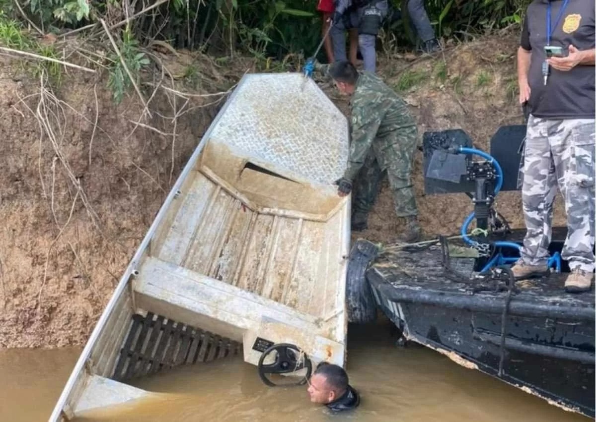 Polícia diz que barco de Bruno Pereira e Dom Phillips foi encontrado