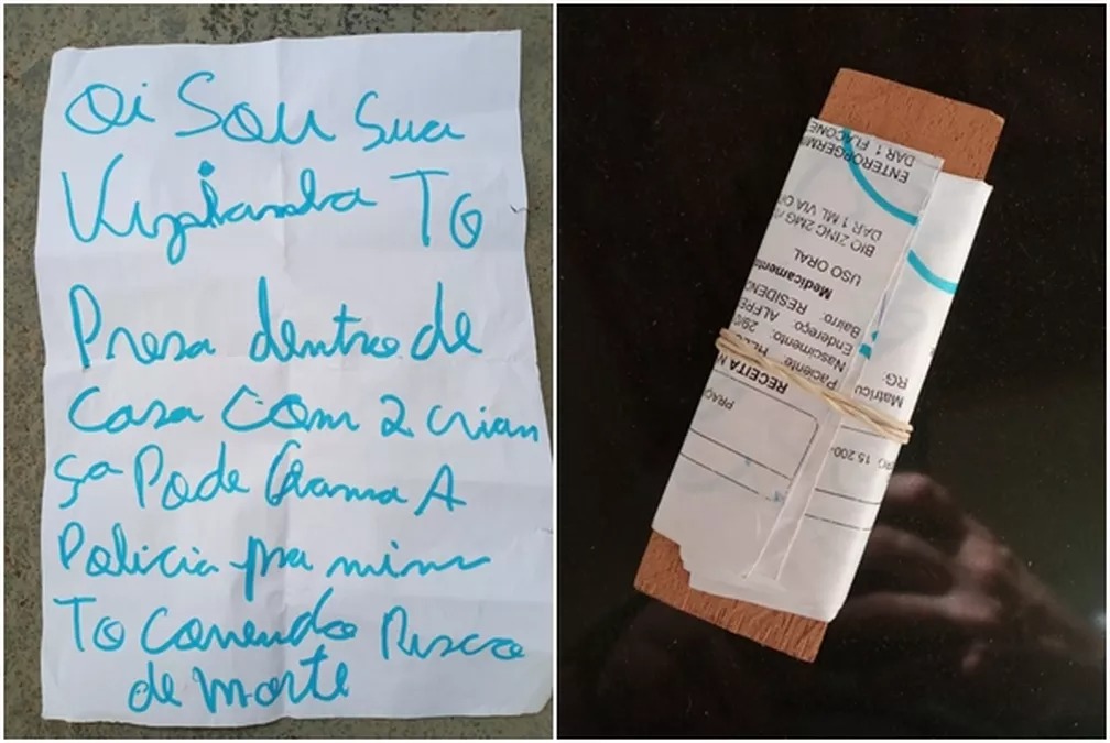 Mulher joga bilhete de socorro na casa vizinha e é resgatada de cárcere privado