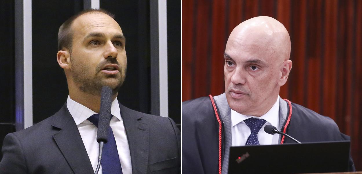 Eduardo Bolsonaro a Moraes: “o tiro vai sair pela culatra”