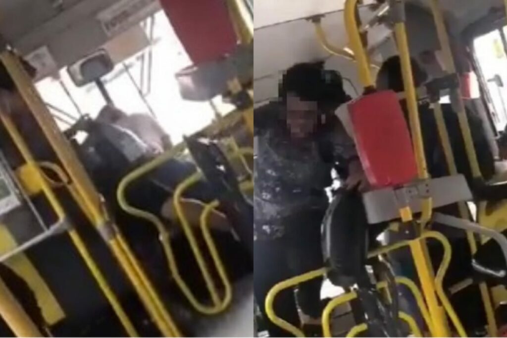 Idosa pula catraca para escapar de briga entre motorista de ônibus e estudante