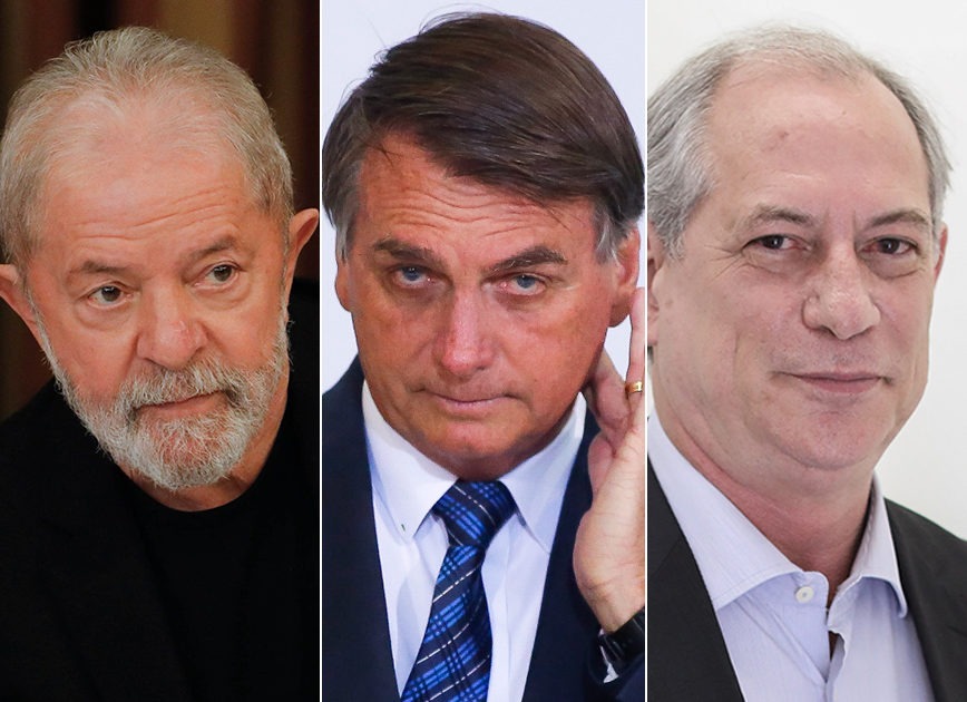 Ipec: Lula tem 44% e Bolsonaro 32% no 1° turno de 2022