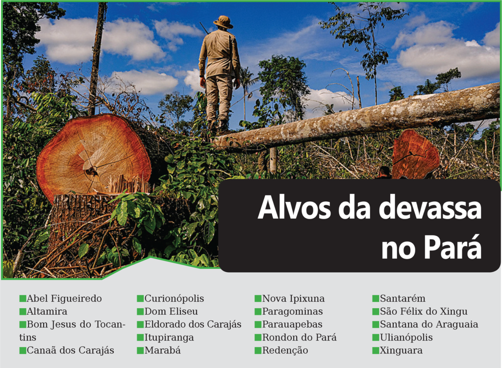 Municípios do pará estão na lista do IBAMA que investiga fraudes; entrou em vigor a partir do dia 01/02/2023 os efeitos de portaria do Ibama