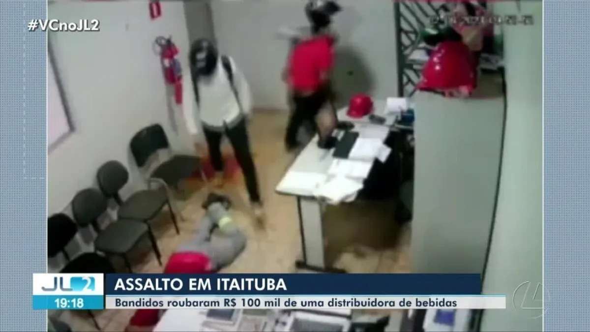 Bandidos roubam mais de R$ 100 mil de distribuidora de bebidas/ Na manhã desta sexta-feira (02), a distribuidora Arati