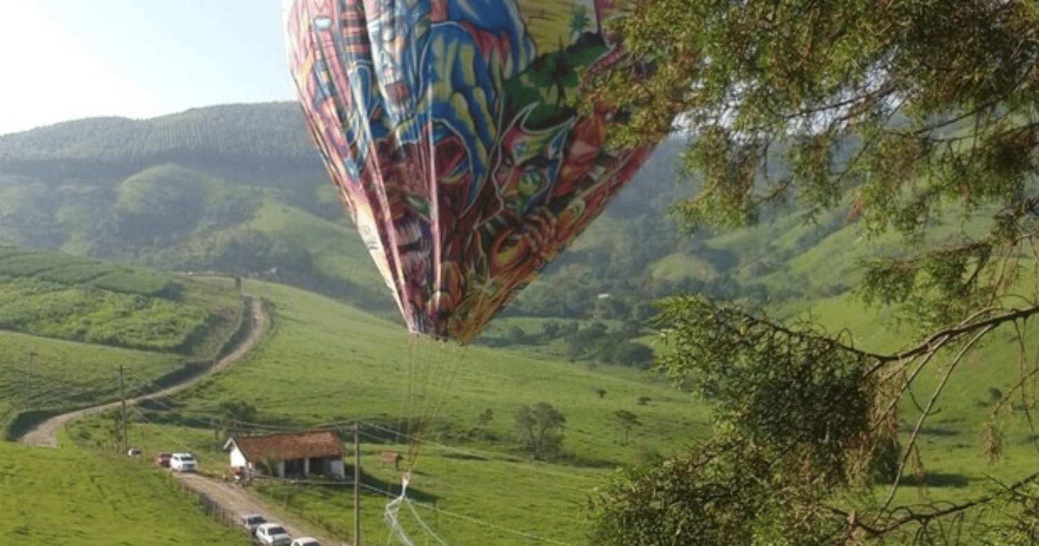 Soltura de balão agrava risco de incêndios florestais/ A Defesa Civil do Estado, por meio do CGE, (Centro de Gerenciamento de Emergências)