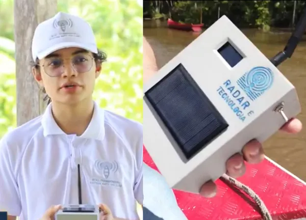 Estudante do Paraense desenvolve equipamento para evitar acidentes entre barcos em rios Um estudante paraense criou um aparelho para