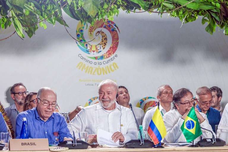 Lula pede cooperação de países amazônicos em reunião na Colômbia O presidente Luiz Inácio Lula da Silva defendeu neste sábado, 8/7, em