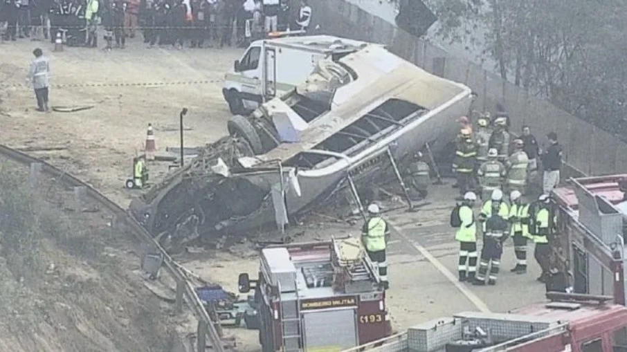 Acidente com ônibus de torcedores do Corinthians deixa mortos Após o jogo do Corinthians contra o Cruzeiro em Belo Horizonte (MG), houve