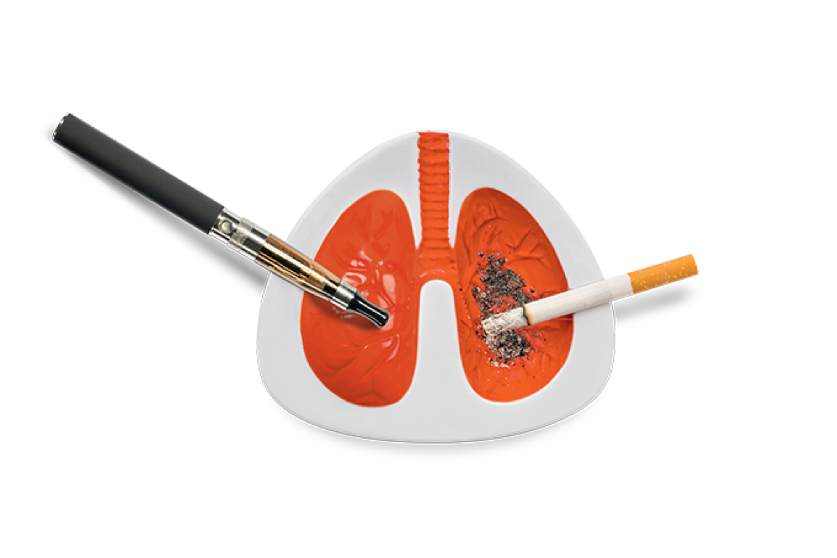 Tabagismo: cigarro eletrônico oferece riscos para pulmão e boca Os contrastes de fumo podem ser percebidos por aqueles que estão
