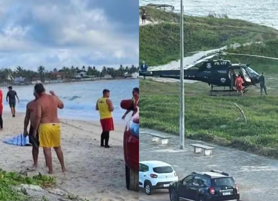 Mulher tenta salvar marido e os dois morrem afogados em praia em Natal RN Um casal morreu após se afogar no início da noite desta sexta-feira