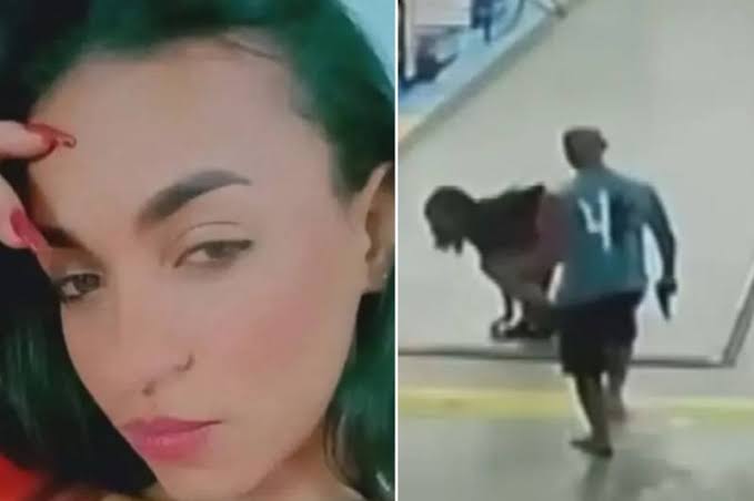 Jovem é agredida e morta a tiros em posto de combustíveltivel Imagens de câmeras de segurança registraram o momento em que uma jovem de 23