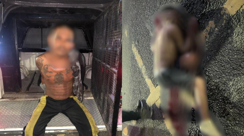 🚨Imagens Fortes: Moradores de rua brigam e um morre com uma facada no peito Um homem identificado como Amauri, conhecido como "Sapinho"