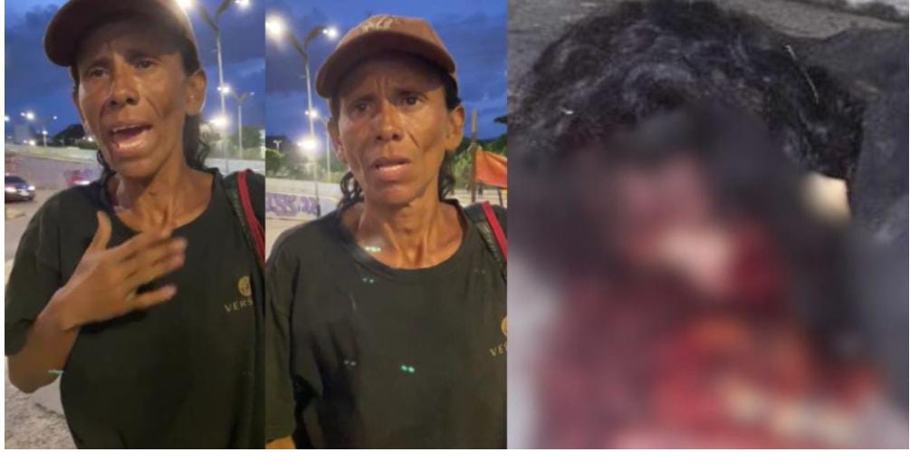 🚨Imagens Fortes: Mulher é morta a pauladas após roubar banca de lanche Eliane Cristina Carvalho Pereira, 44 anos, havia sido