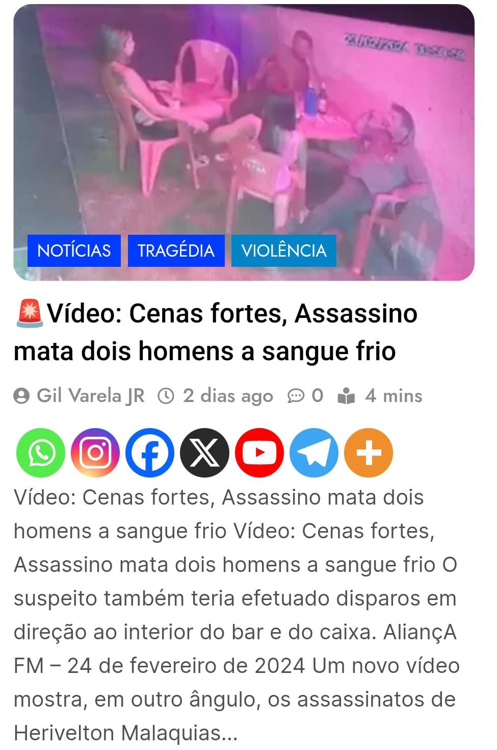 Matéria Aliança FM