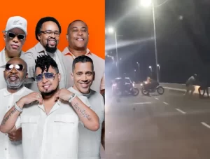 Vídeo mostra momento que músico do grupo Revelação é esfaqueado em assalto Um vídeo mostra o momento que o músico Rogerinho, do grupo
