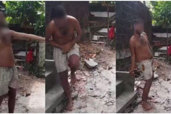 🚨Vídeo mostra tribunal do crime punindo bandindo após roubar na comunidade Um vídeo que circula nas redes mostra um bandido que foi