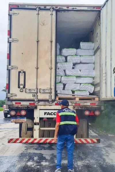 Sefa apreende 30 toneladas de açaí congelado no valor de R$ 148 mil. Mercadoria foi avaliada em R$ 148 mil e havia saído de Igarapé...