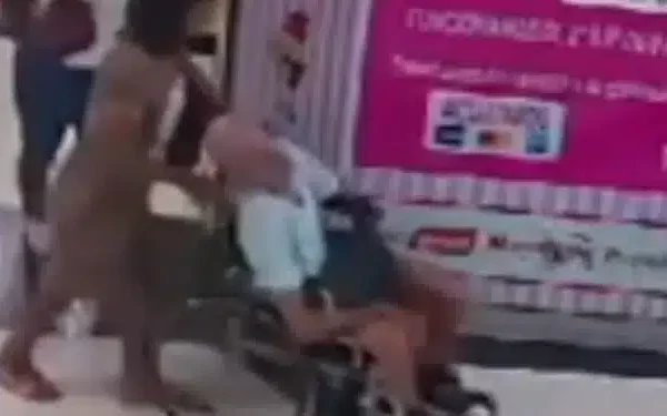 Novas imagens mostram entrada do homem morto à agência; Veja o Vídeo Imagens de câmeras de segurança da entrada da agência bancária em