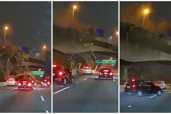 Motorista flagra momento que caminhão bate em viaduto e carga cai sobre carros; Vídeo. Um motorista que trafegava pela Marginal...