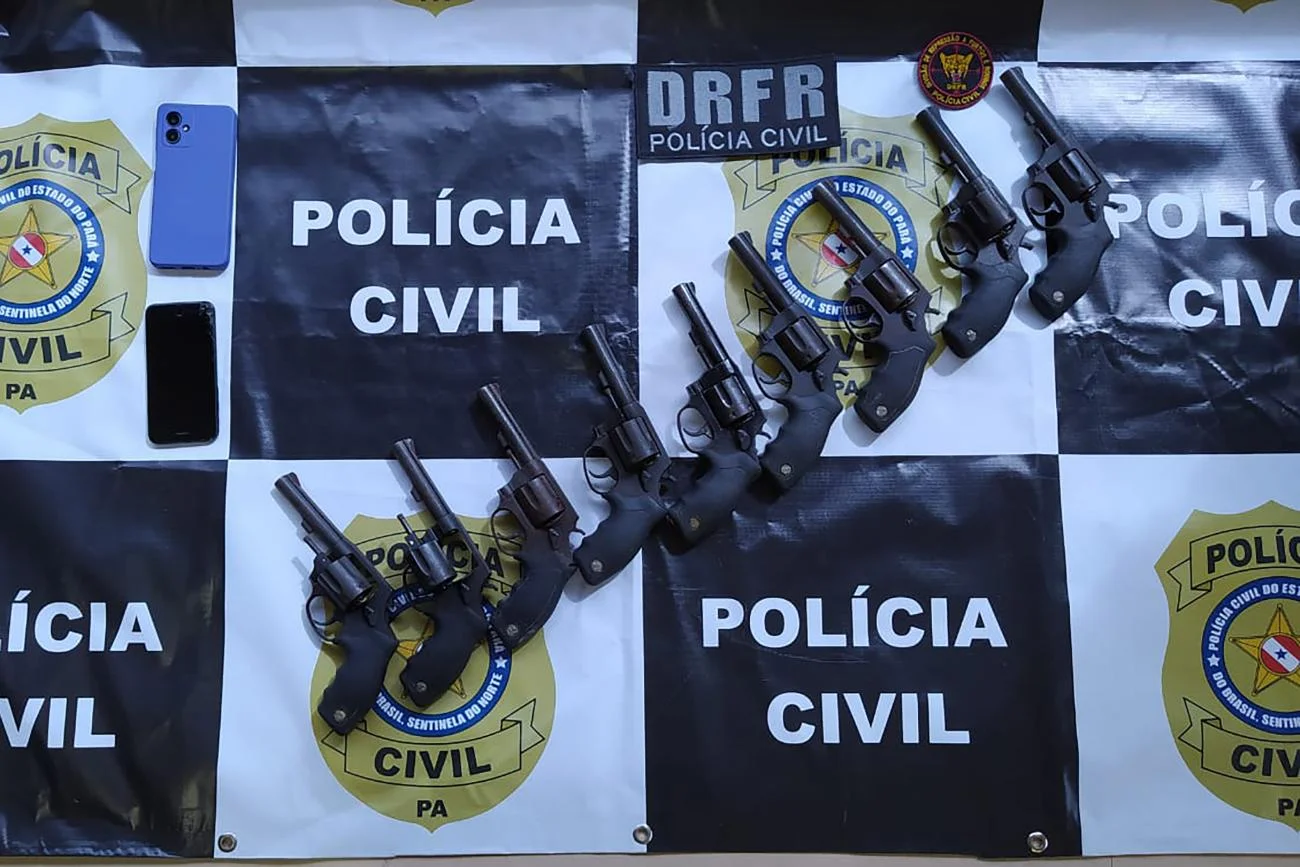 Criminosos invadem empresa de segurança privada e roubam 30 armas de fogo em Belém Cerca de trinta armas de fogo foram roubadas de uma