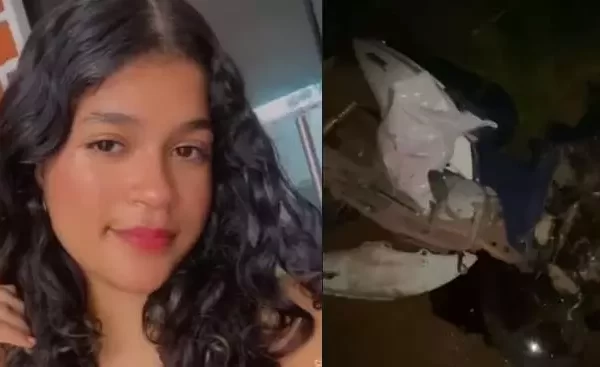 🚨VIDEO FORTE Mostra Adolescente decapitada em acidente entre moto e caminhonete, em Paragominas PA Dayza Castro, 17, morreu em um acidente