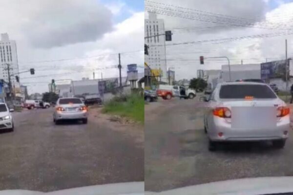 Vídeo: bandidos em fuga trocam tiros com policiais em Castanhal. Policiais do 5º BPM da Polícia Militar trocam tiros com criminosos...