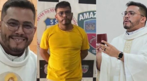 😱🚨Padre é preso por 4bus4r de adolescentes, filmar e engravidar jovem de 17 anos; Vídeo Paulo Araújo da Silva, 31 anos, padre da Igreja