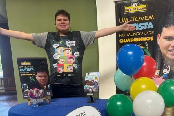 🧩🥇🏆Paraense com autismo vence premiação de valorização cultural com HQ's que falam sobre vivências e regionalidade O paraense Lucas Moura