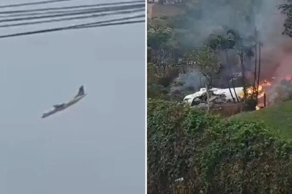 Gelo é a principal suspeita da causa do acidente de avião no interior de São Paulo; Atenção Imagens Fortes😱🚨 Veja o Vídeo A principal suspeita sobre o que levou o avião da VOEPASS (antiga Passaredo), que fazia a rota Cascavel (PR) - Guarulhos (SP), a cair foi a formação de gelo na região da rota operada pelo avião durante o voo. A aeronave caiu na cidade de Vinhedo, no interior de São Paulo. Todas as 62 pessoas a bordo morreram.