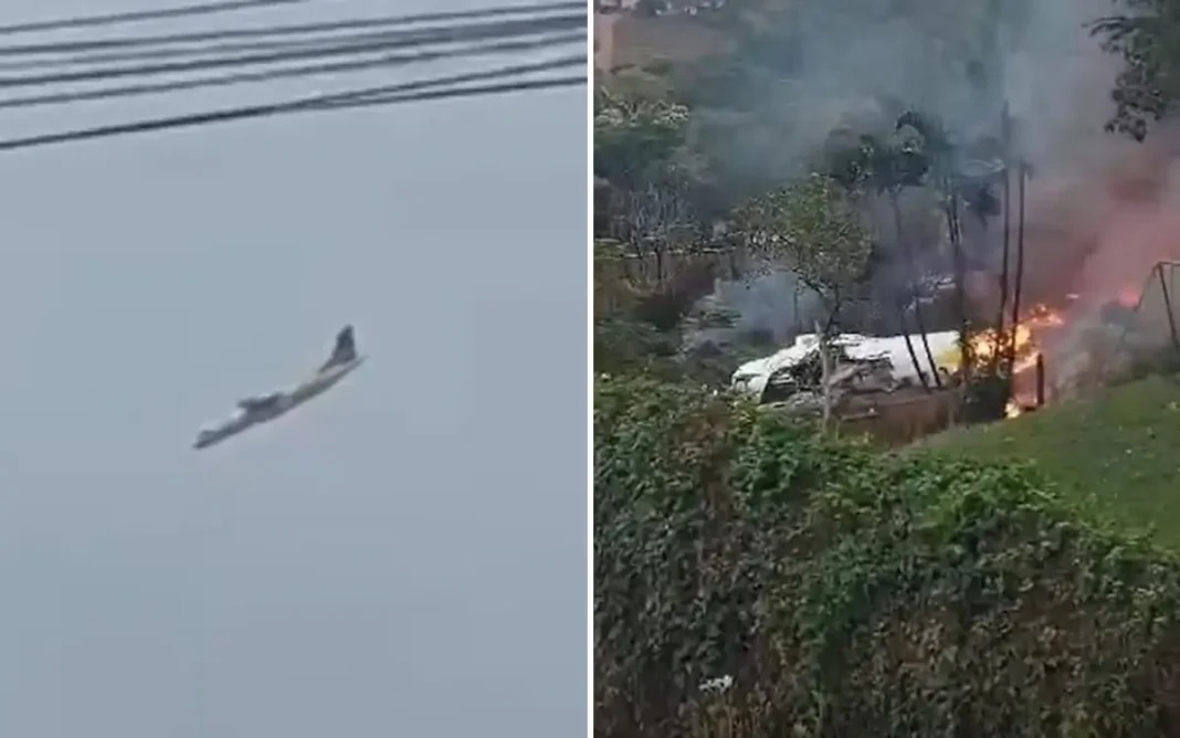 Gelo é a principal suspeita da causa do acidente de avião no interior de São Paulo; Atenção Imagens Fortes😱🚨 Veja o Vídeo A principal suspeita sobre o que levou o avião da VOEPASS (antiga Passaredo), que fazia a rota Cascavel (PR) - Guarulhos (SP), a cair foi a formação de gelo na região da rota operada pelo avião durante o voo. A aeronave caiu na cidade de Vinhedo, no interior de São Paulo. Todas as 62 pessoas a bordo morreram.