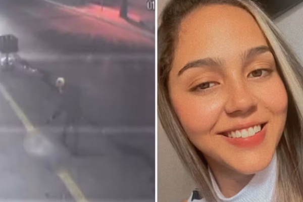 Suspeito atira e mata ex que estava na garupa de moto por APP; Veja O Vídeo Imagens de câmeras de segurança registraram quando Ana Clara