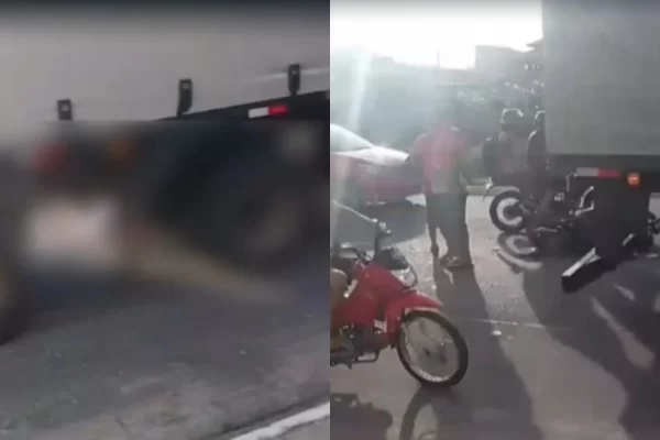 Belém: motociclista morre atropelado por carreta na Independência