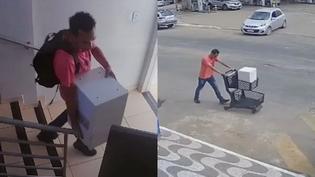 Um homem de 37 anos foi preso no Espírito Santo no último sábado (1º) após furtar um cofre de um apartamento em Governador Valadares...