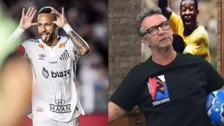 Camisa 10 do Santos cutucou Neto em um post nas redes sociais do programa “Os Donos da Bola” O clima entre Neymar e o...