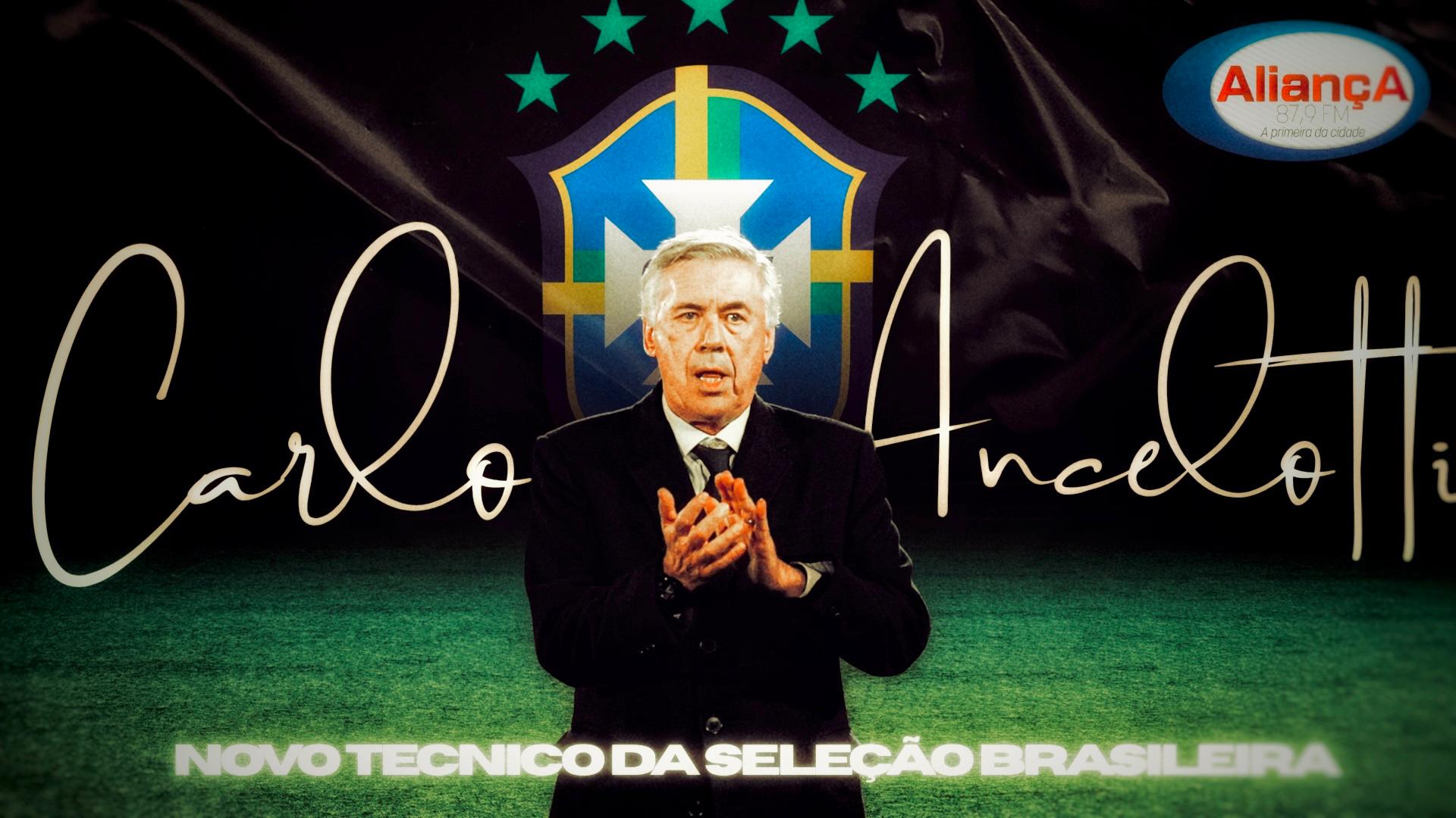 Treinador italiano deixa o Real Madrid e assumirá a Seleção Brasileira para a Copa do Mundo de 2026. Acabou a espera...