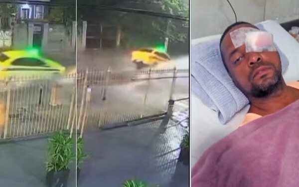 Um acidente provocado por uma tampa de bueiro solta deixou um taxista gravemente ferido na última sexta-feira (23), no bairro do...