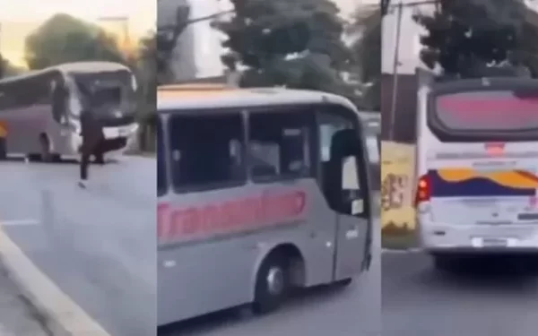 Um homem de 35 anos foi preso na noite de sábado (31) após furtar um ônibus da empresa Transmimo Transportes e colidir o veículo...