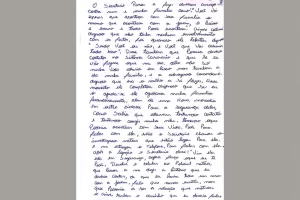 Caso Vitória, veja carta em que preso diz ter sido forçado a confissão