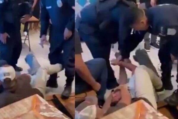 Um vídeo que circula nas redes sociais mostra uma confusão generalizada entre policiais militares e um cliente em um bar de Cabo Frio, na Região dos Lagos do Rio de Janeiro, na noite...