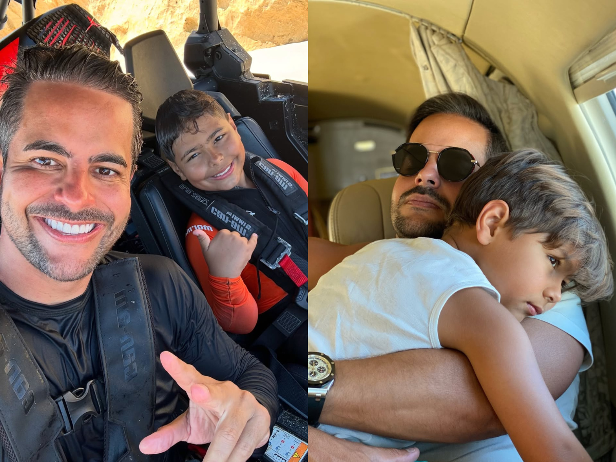 Kaká Diniz se pronuncia após postar foto do filho no hospital